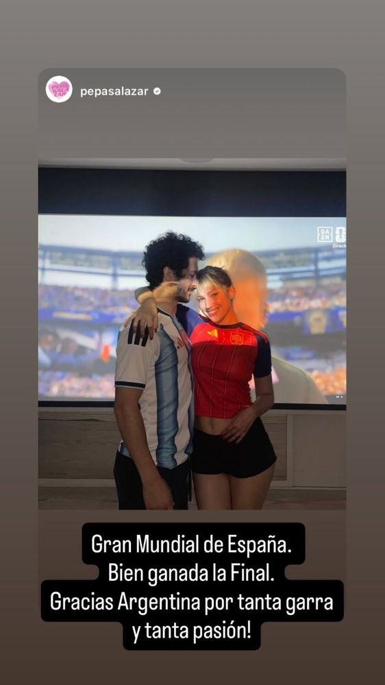 El Chino Darín compartió un mensaje tras la final del Mundial y destacó a Argentina y España.