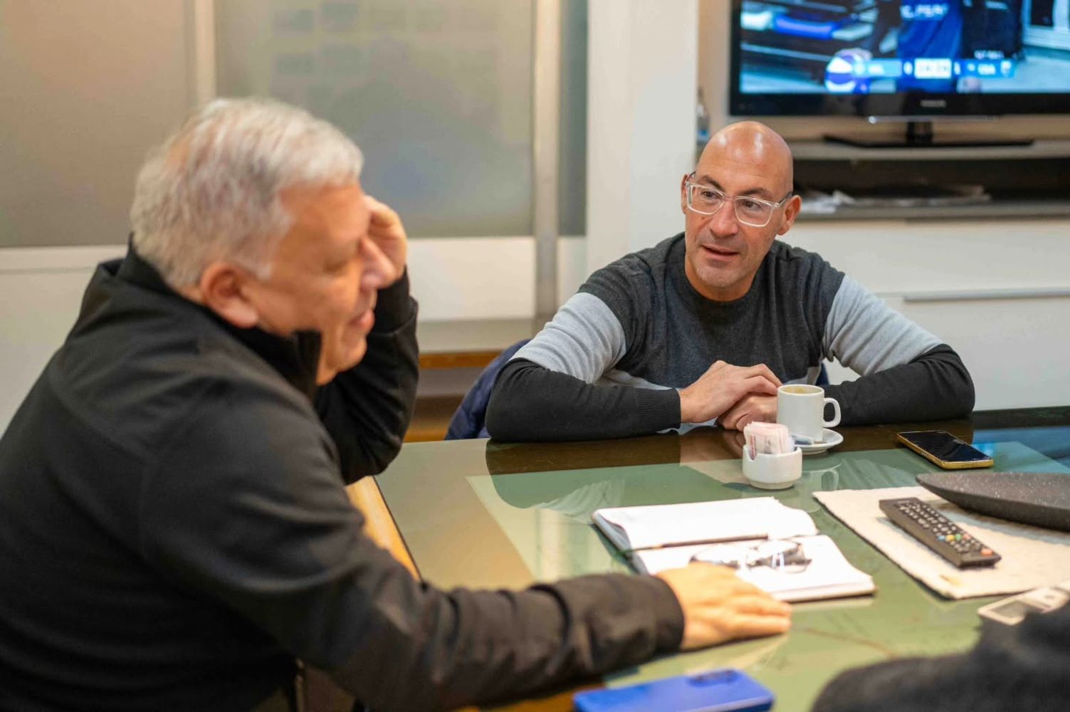 El intendente Gustavo Benedetti recibió al director de la Agencia ProCórdoba Gustavo Piscitello