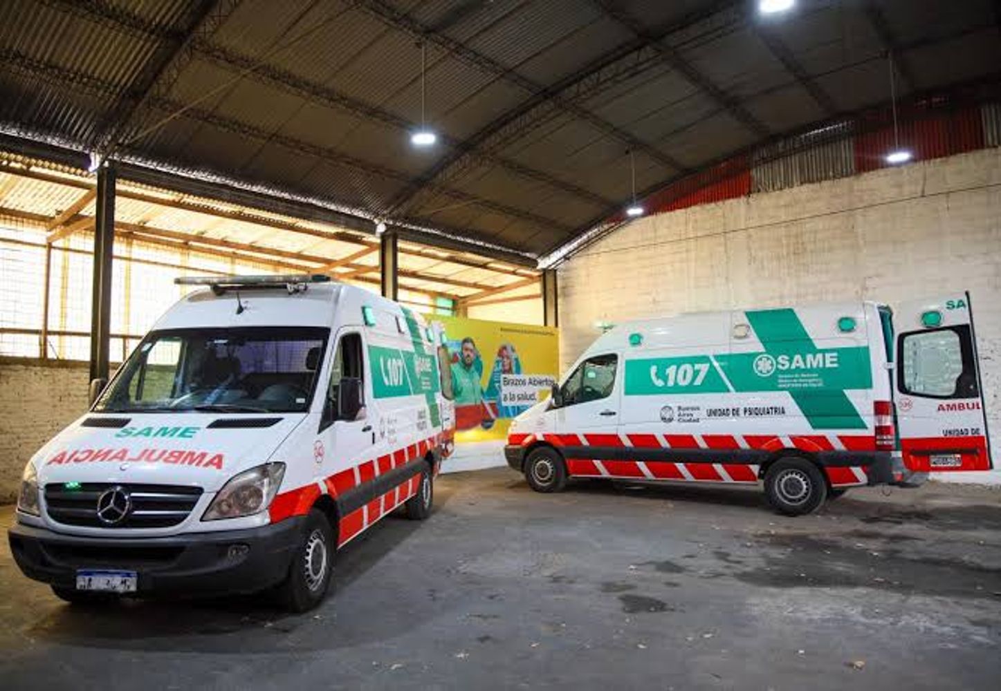 El Sistema de Atención Médica de Emergencias (SAME) asistió al llamado de tres personas descompensadas.