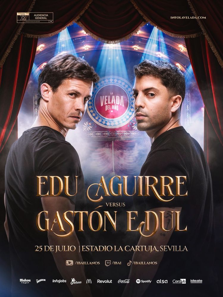 Argentina vs España continúa este sábado en La Velada del Año 6: contra quién pelea Gastón Edul