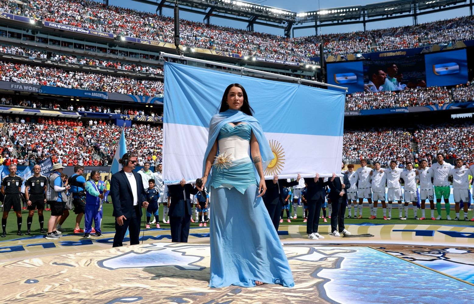 El look de María.