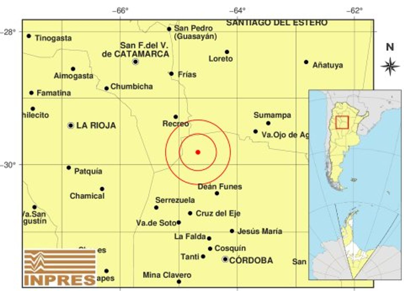 Temblor en Córdoba.