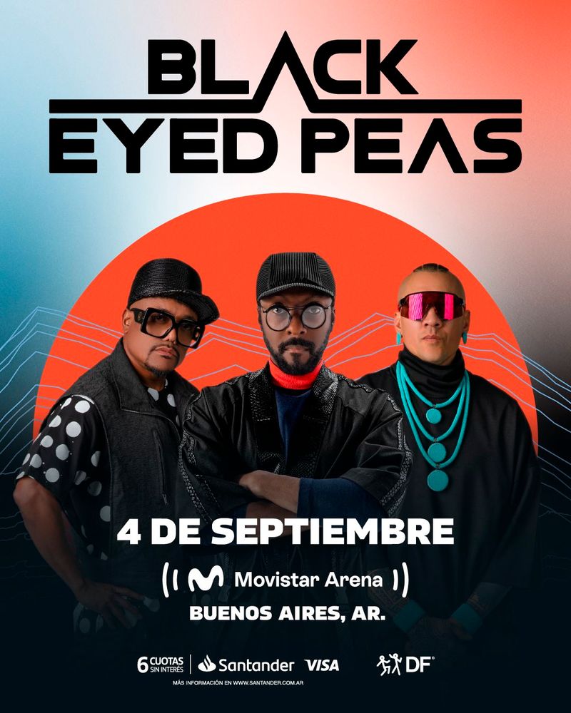 Black Eyed Peas en Argentina 2026: cuándo comienza la venta de entradas y dónde comprarlas