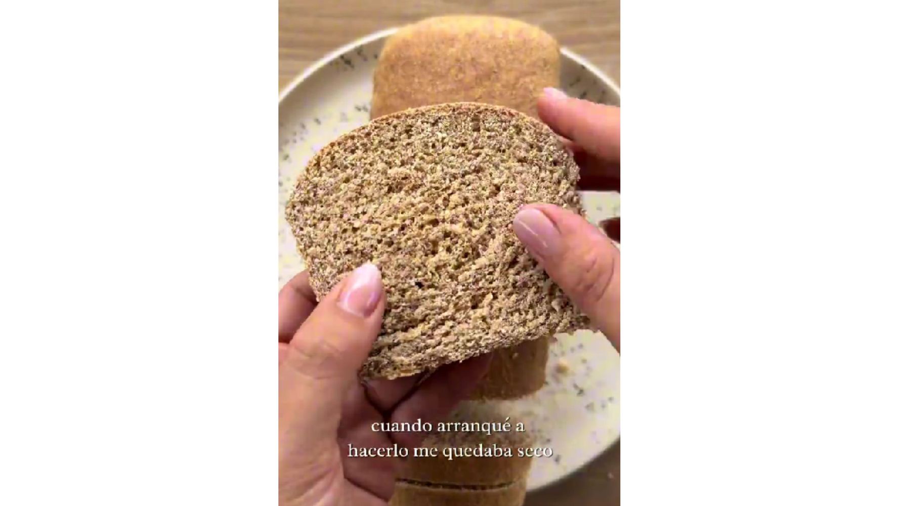 Así queda el pan con esta receta.