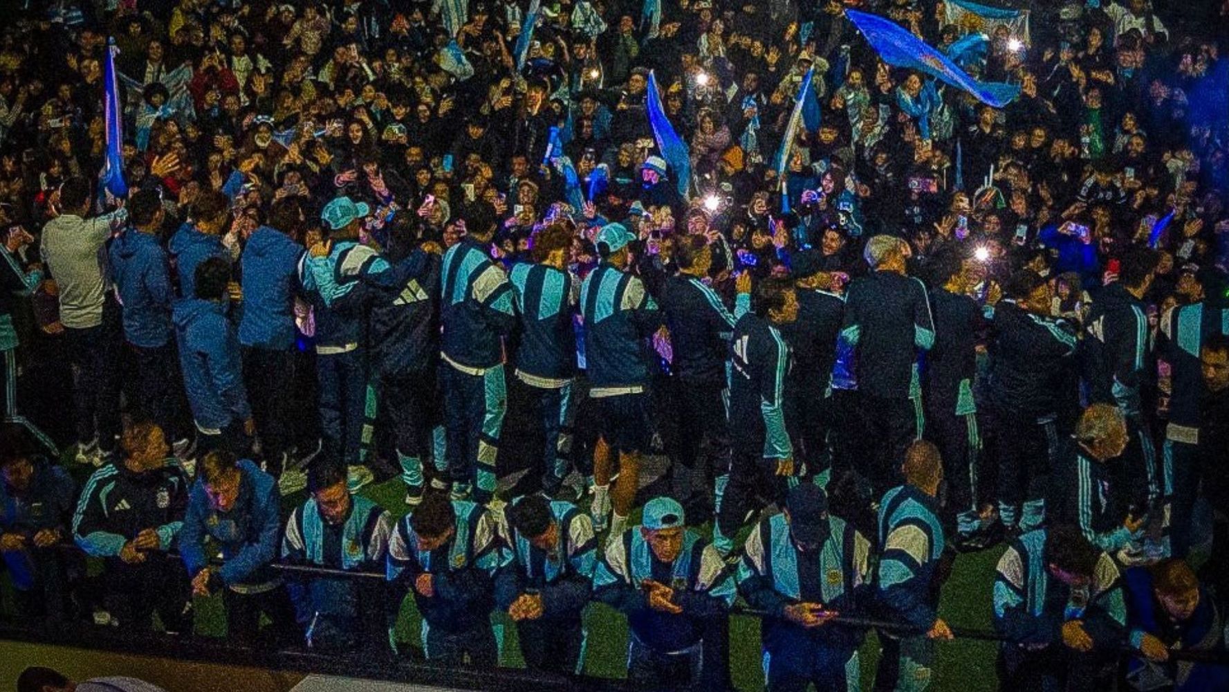 Recibimiento a la Selección Argentina