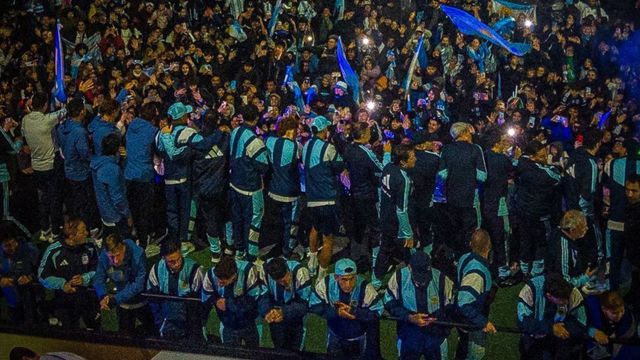 Recibimiento a la Selección Argentina
