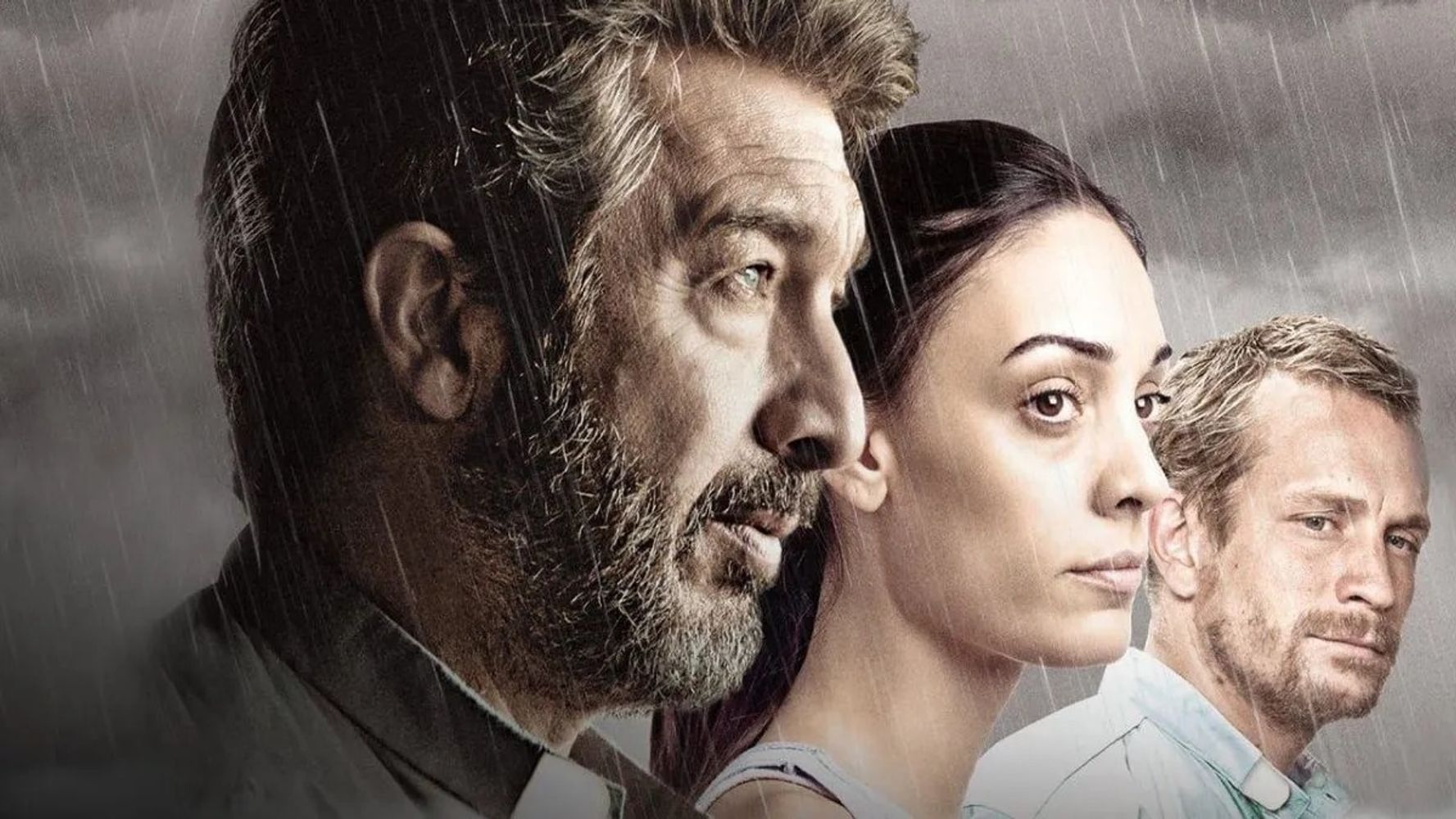 Ricardo Darín junto al elenco de “Elefante blanco”, dirigida por Pablo Trapero.