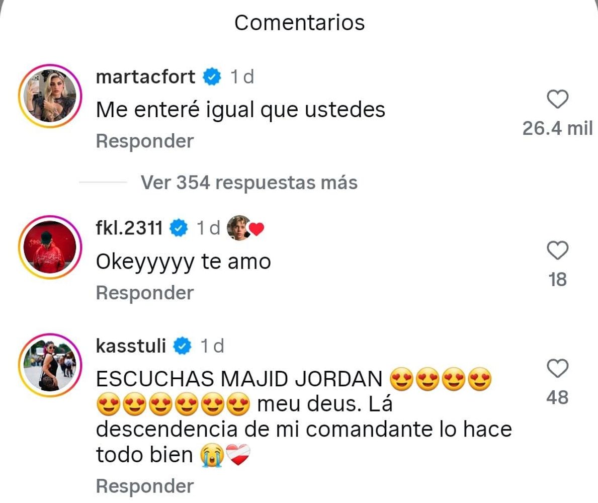 Marta Fort y el mensaje a su hermano Felipe.