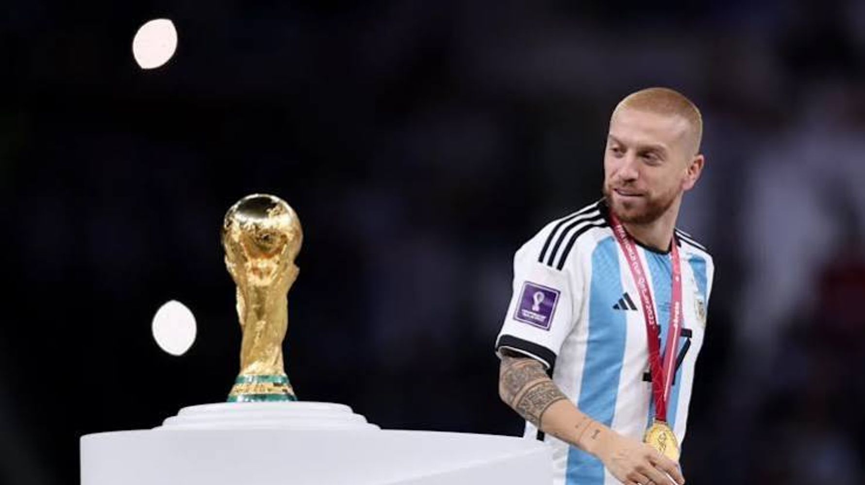 El mediocampista fue campeón del Mundo en Qatar 2022.