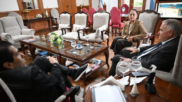 El gobernador recibió a ambos legisladores para conversar sobre la gestión territorial y los proyectos nacionales.