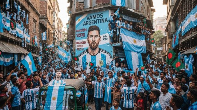 Furor por la Selección Argentina en Asia.