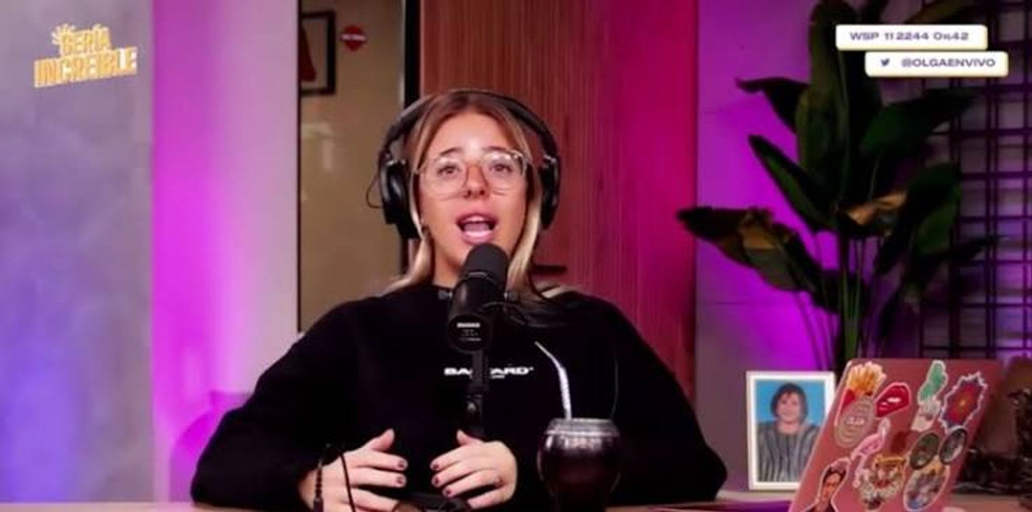 Nati Jota, conductora del programa Sería Increíble.