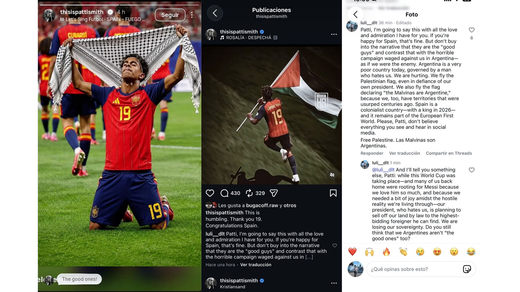 La publicación que causó revuelo en las redes.