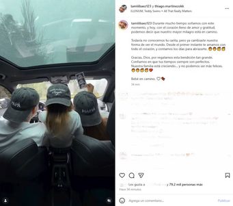 La ex de L-Gante anunció que está embarazada: el emotivo video con Jamaica que emocionó a todos.