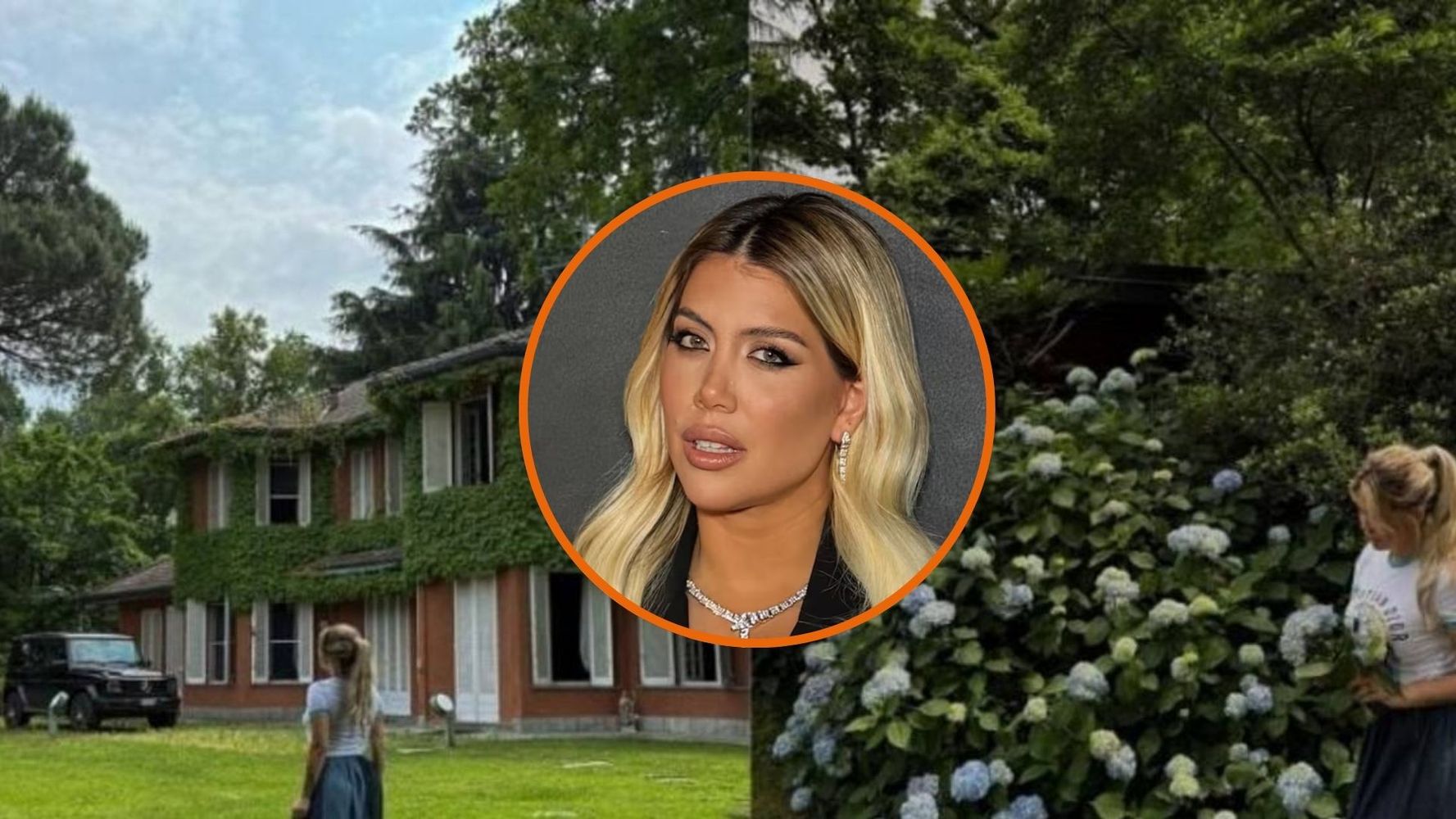 Wanda Nara y su residencia en Milán.