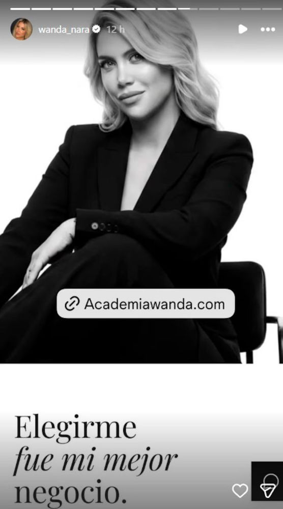 Academia de Wanda Nara.