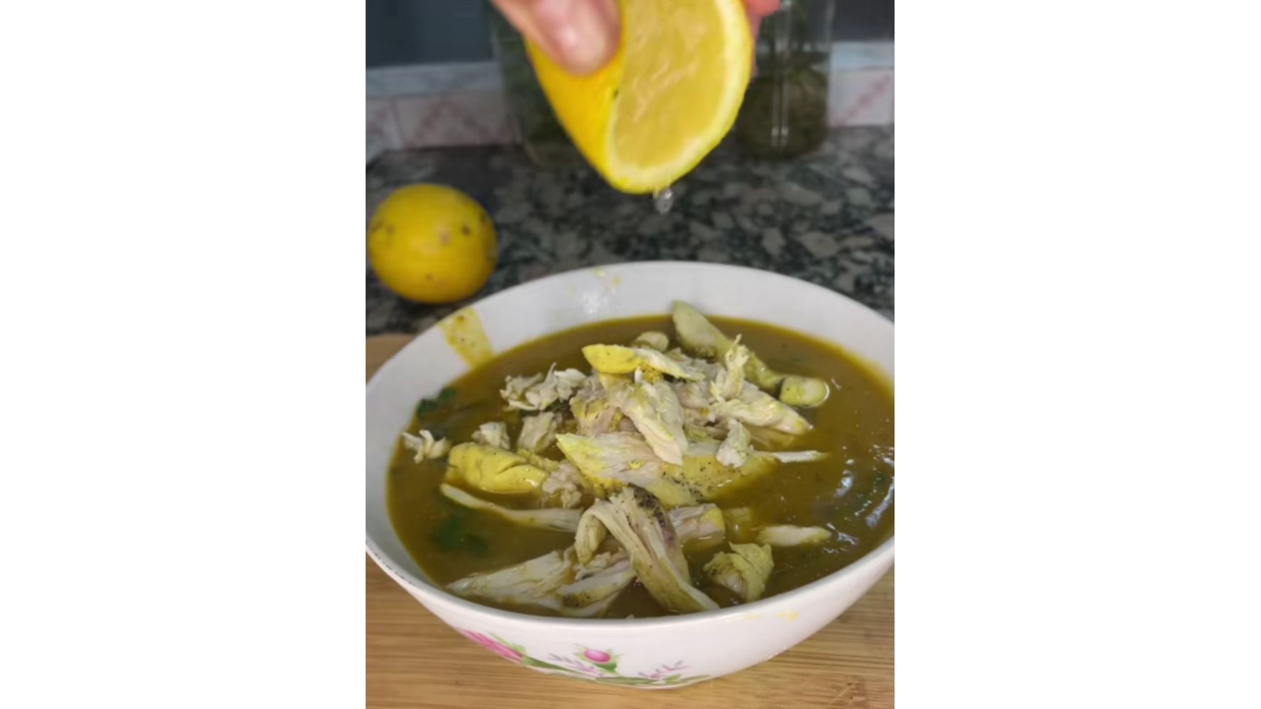 Así queda la sopa.