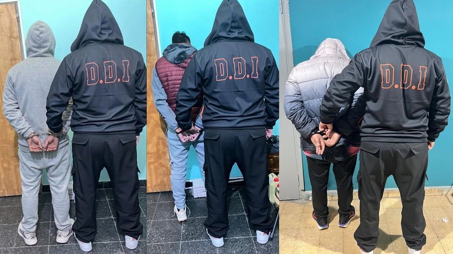 Tres detenidos tras un operativo con allanamientos en varios barrios de la provincia