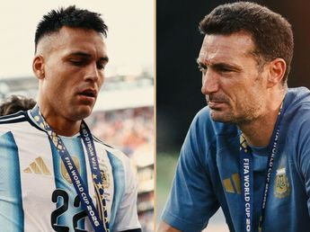 Crece el escándalo en la Selección Argentina: Lautaro Martínez cuestionó a Scaloni por no haberlo puesto en la final ante España