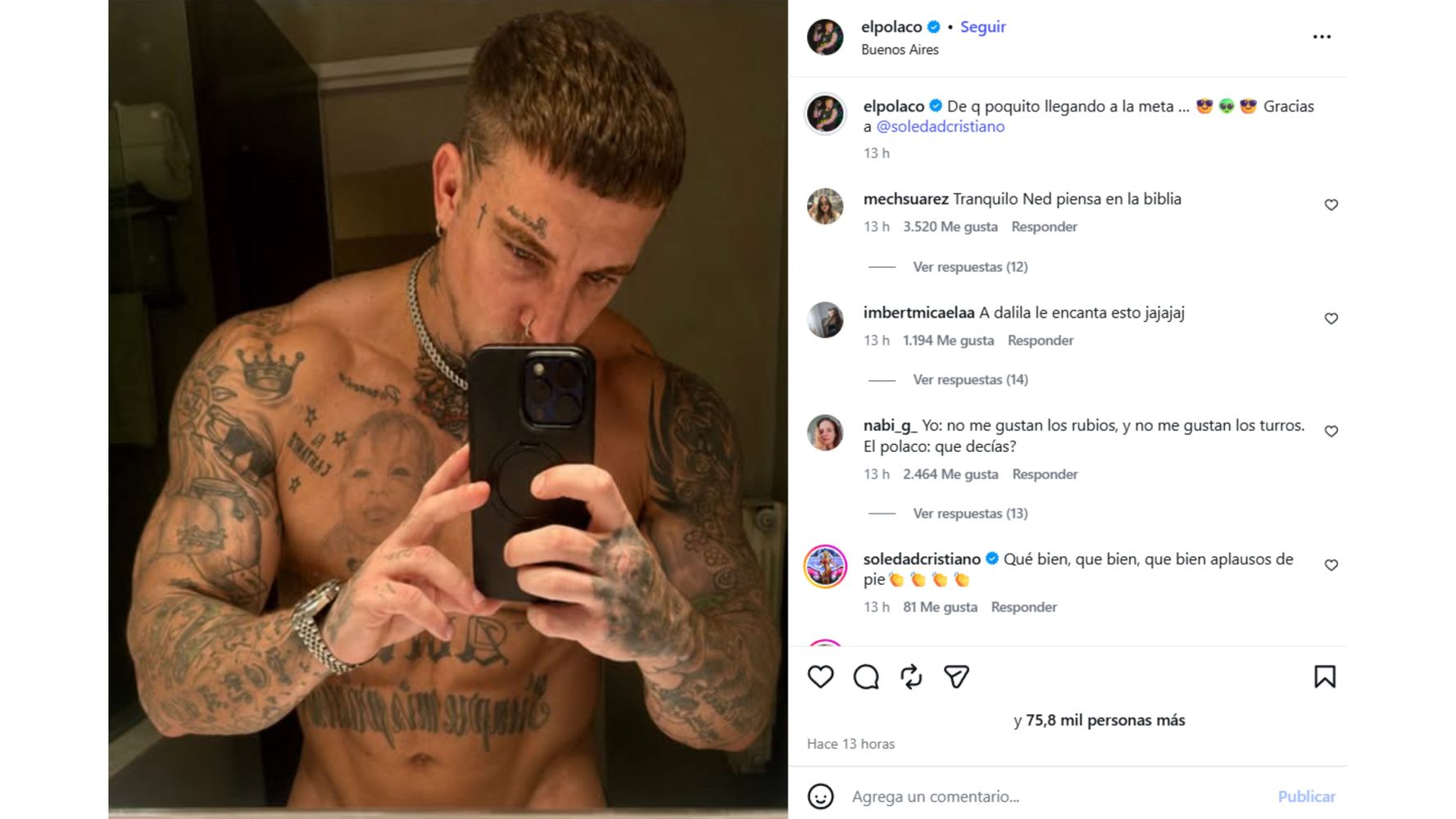 El post de El Polaco.