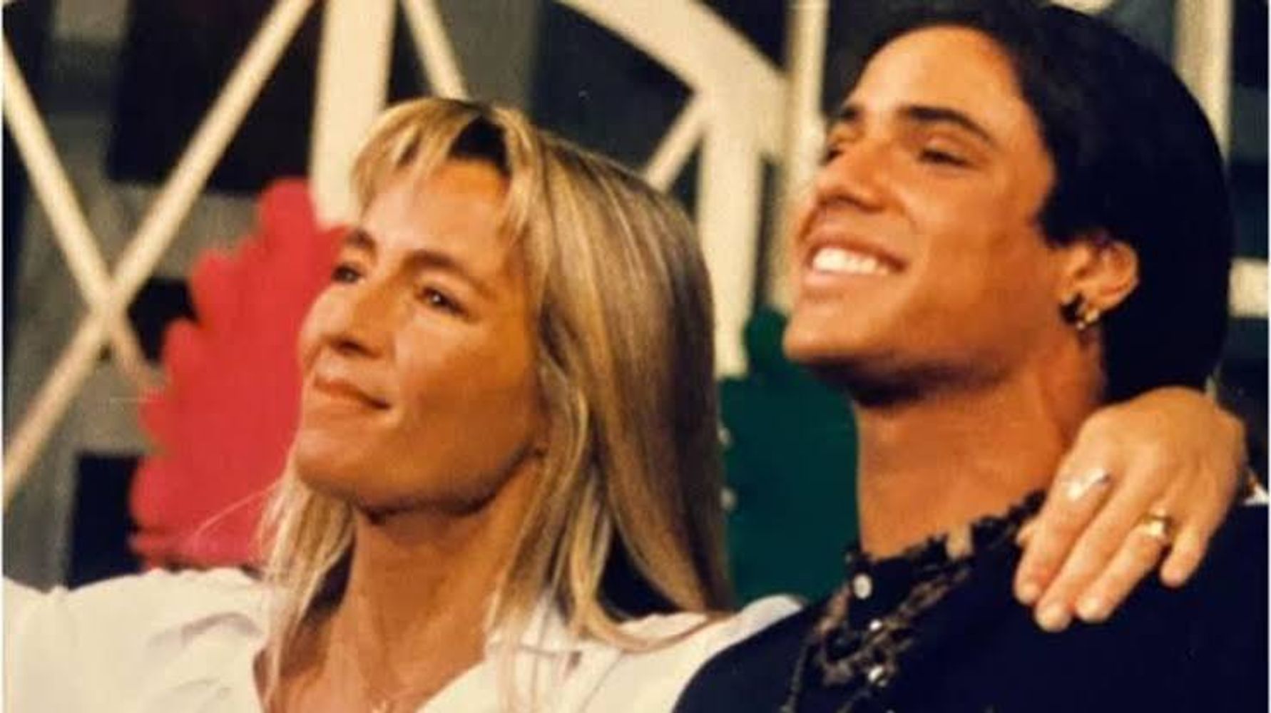 Cris Morena y Luciano Castro, compañeros en las primeras novelas de la compositora.