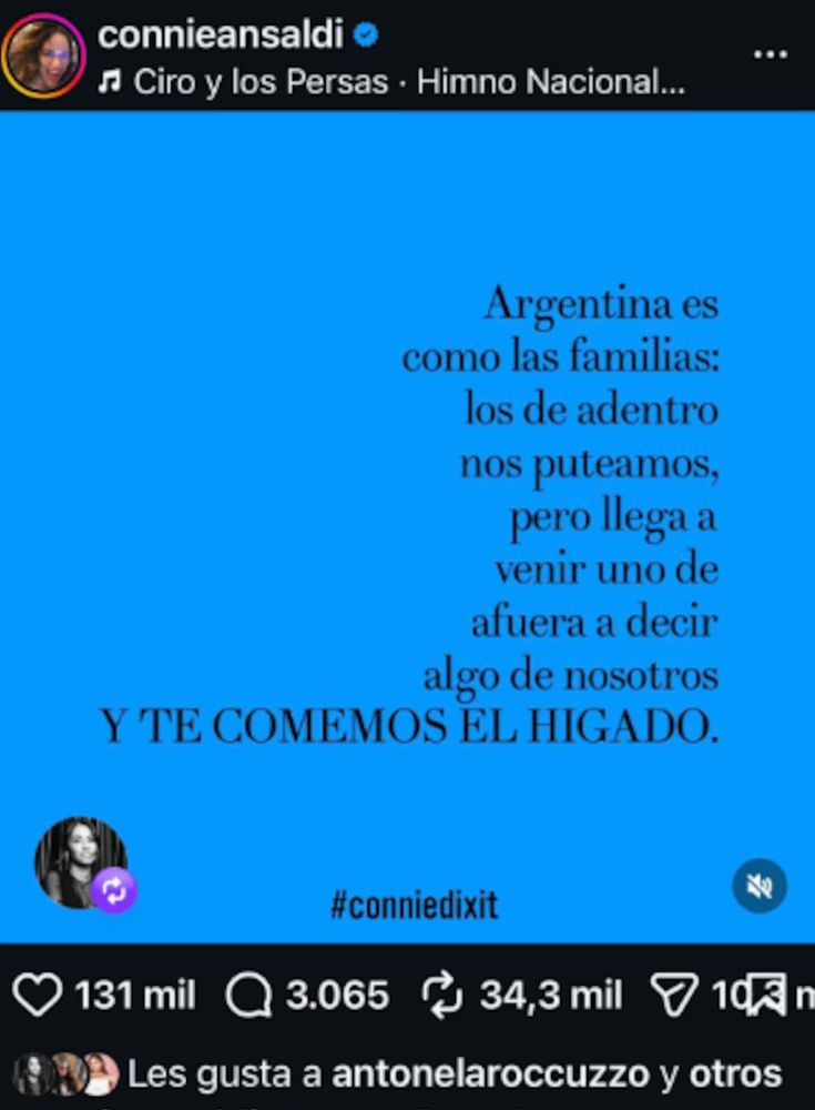 El posteo que compartió Antonela Roccuzzo tras las críticas a la Argentina