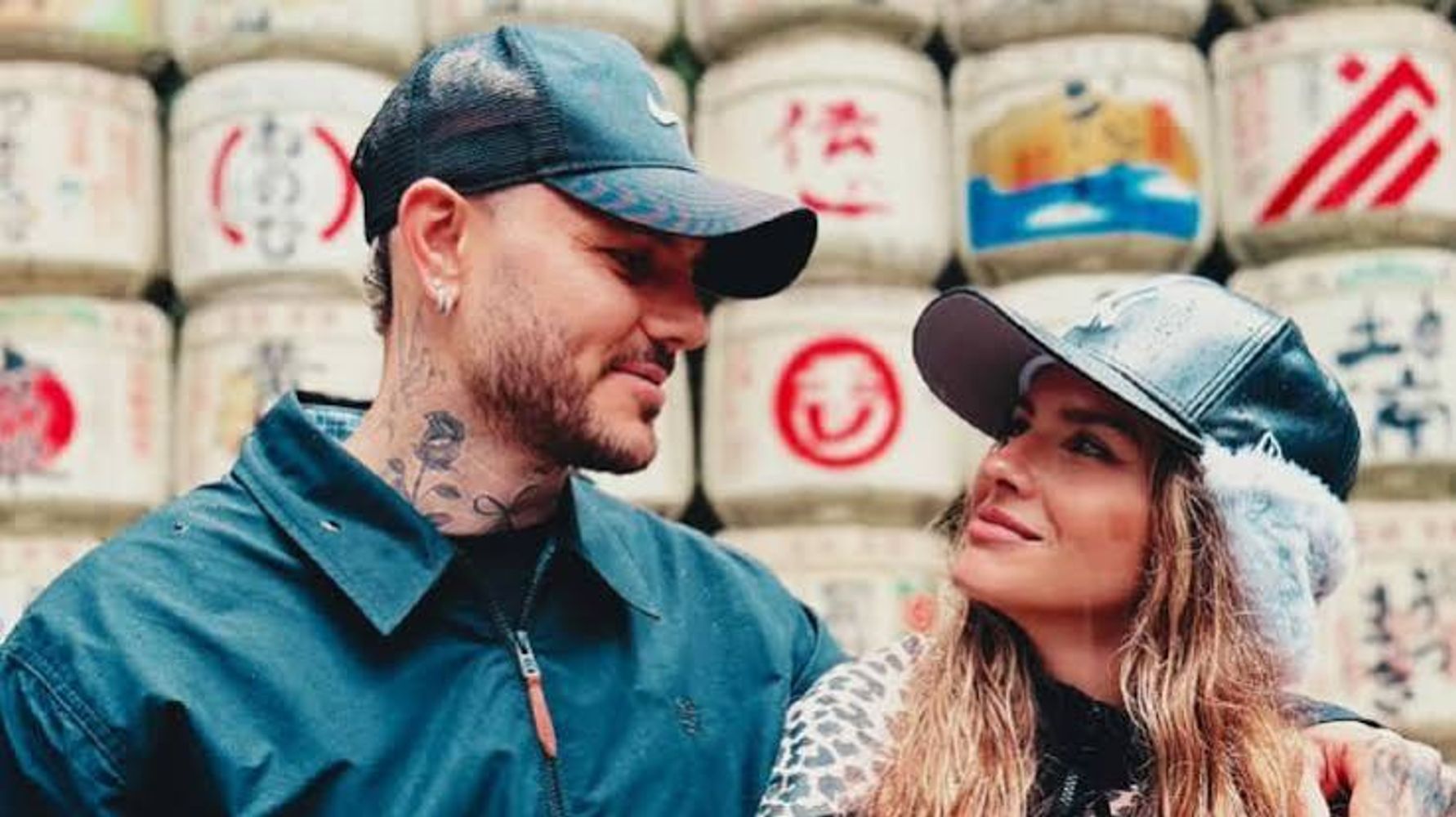 Mauro Icardi y la "China" Suárez viajaron a Italia.