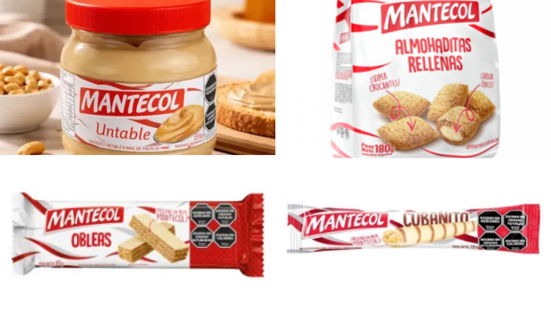 Algunos productos que surgieron a partir de la golosina.