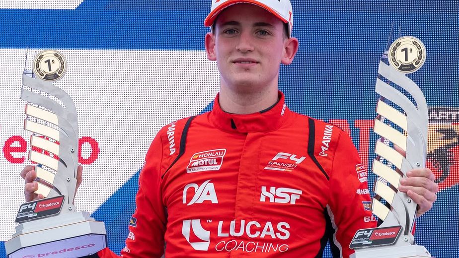 En el debut, Fausto Arnaudo ganó la carrera en el Bradesco F4 en Brasil
