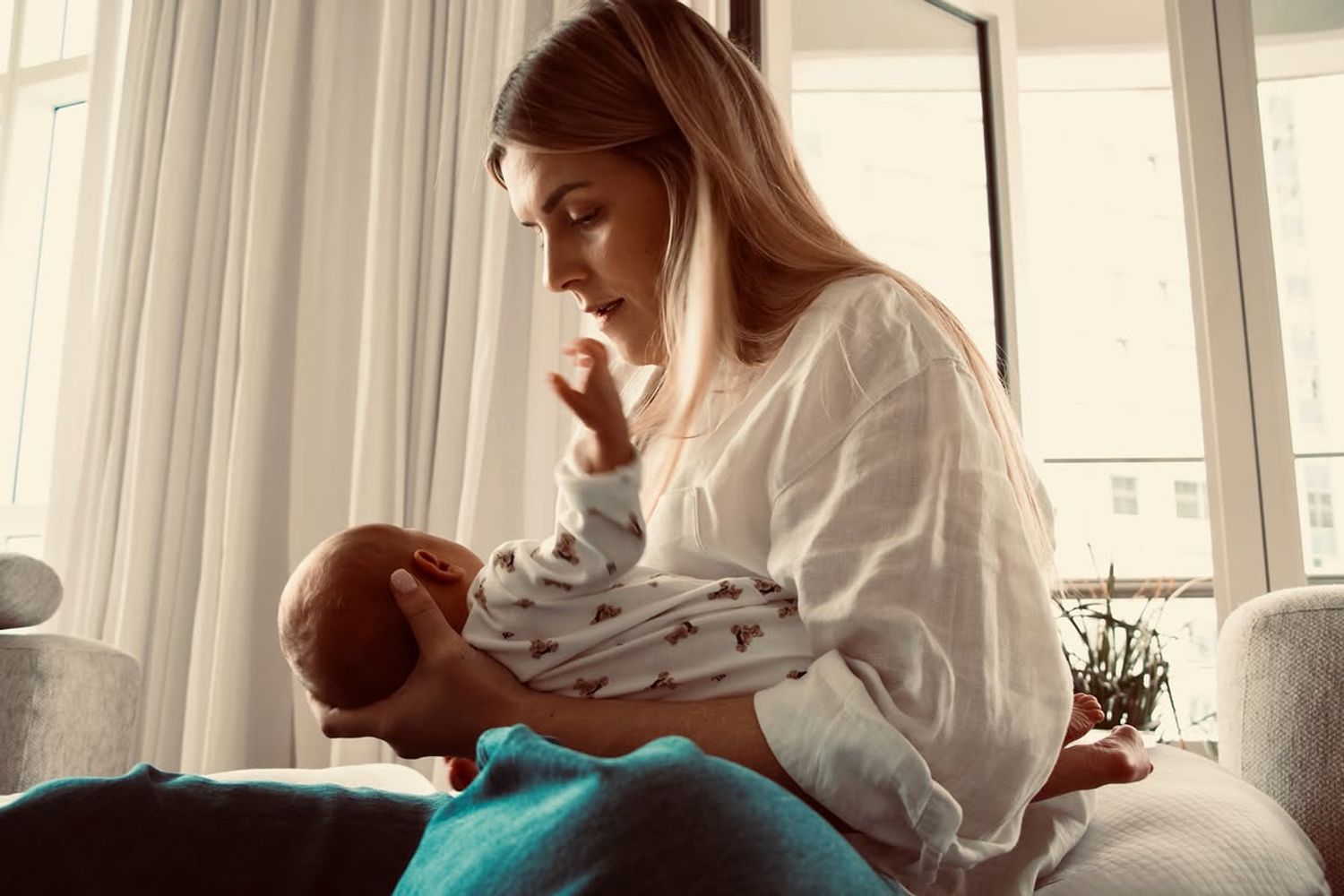 Sofía Aldrey fue mamá y presentó a su hijo