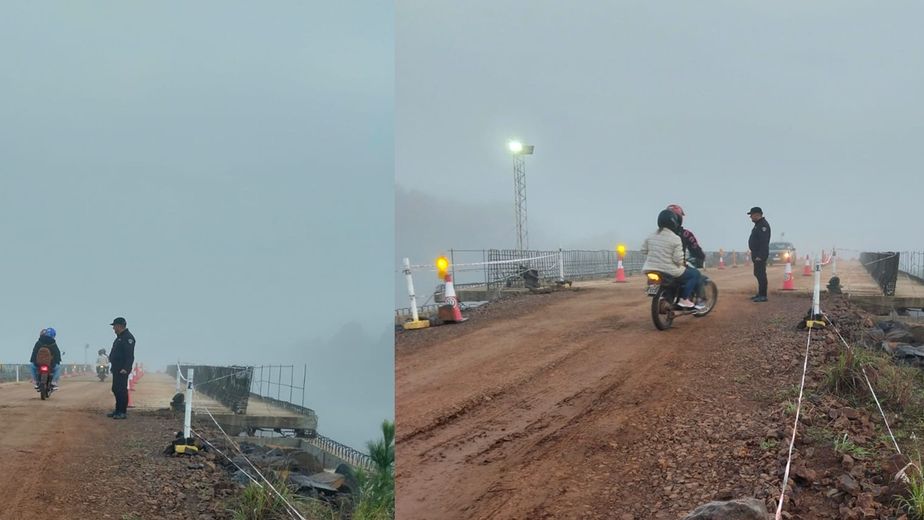 Reabrieron el puente sobre el arroyo Pindaytí y se restableció el tránsito por la Ruta Provincial 2.