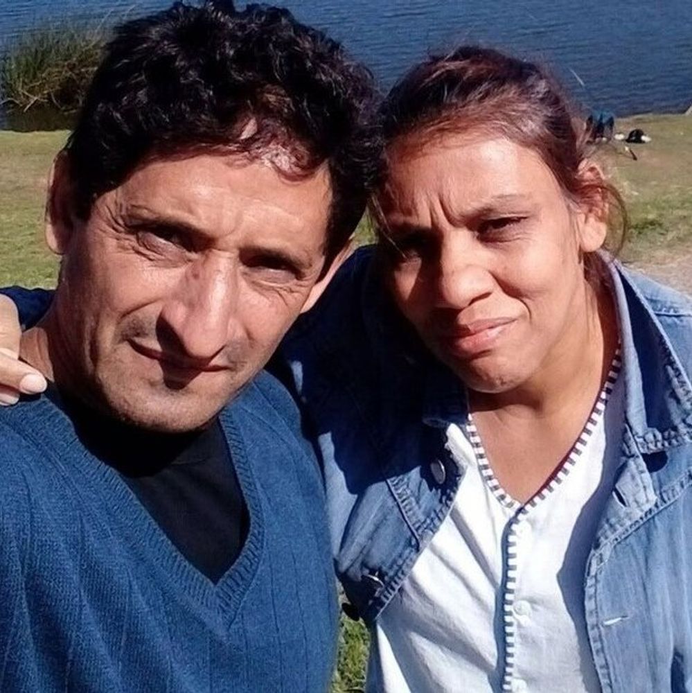 Daniel Aguirre y su concubina, Lucía Sosa, detenida.