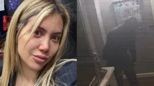 Wanda Nara y un video estremecedor, con sus ladrones en su casa y sus hijos adentro.