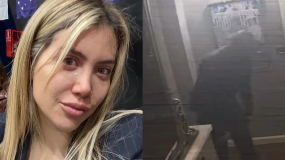 Wanda Nara impactó al mostrar el video del robo a su casa en Milán, con sus hijos adentro