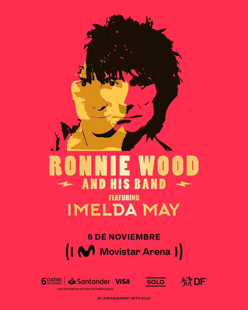 Ronnie Wood en Argentina 2026: precios de entradas y dónde comprarlas