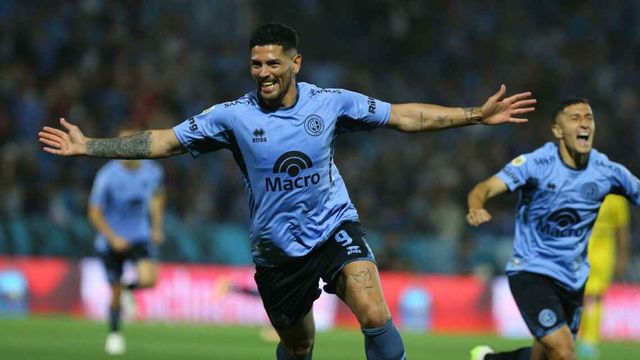 Lucas Passerini, delantero de Belgrano, está en la mira de Boca