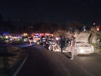 Dos personas resultaron heridas tras un choque en Villa Carlos Paz