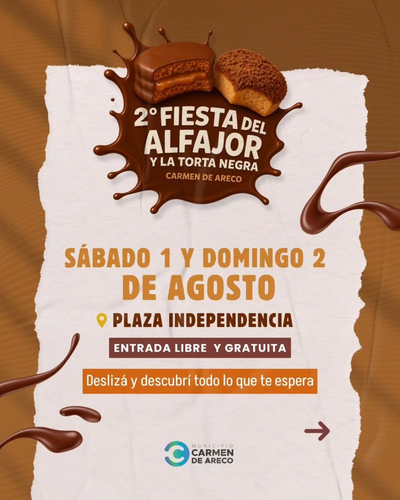 La fiesta se realiza el próximo fin de semana.