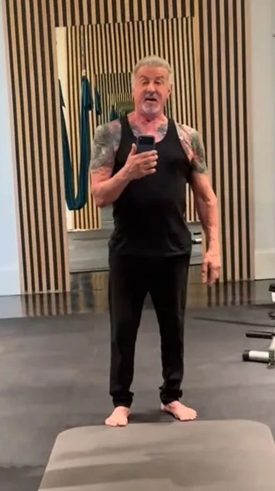 Sylvester Stallone en la actualidad.