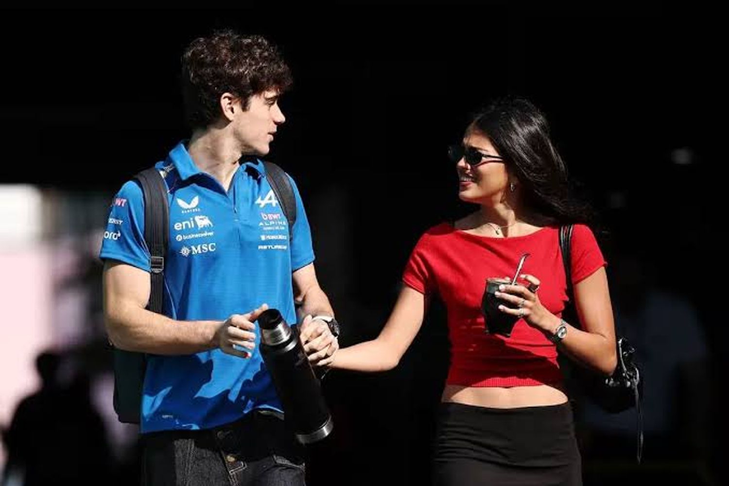 Franco Colapinto y Maia Reficco, oficialmente separados.