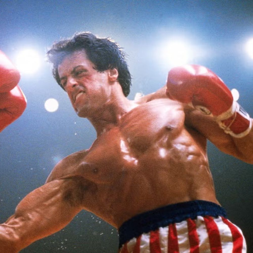 Rocky III marcó una de las etapas físicas más extremas de la carrera de Stallone.