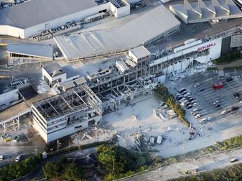 Terremoto en Japón: el dramático video que muestra el colapso del shopping durante el sismo