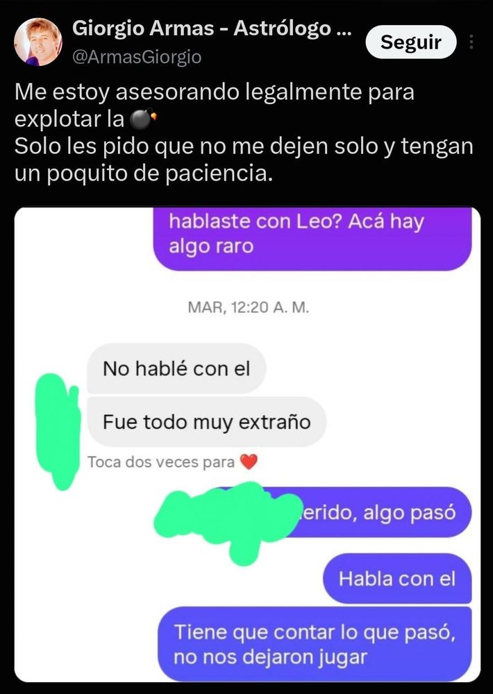 El astrólogo publicó un mensaje que llamó la atención de sus seguidores.