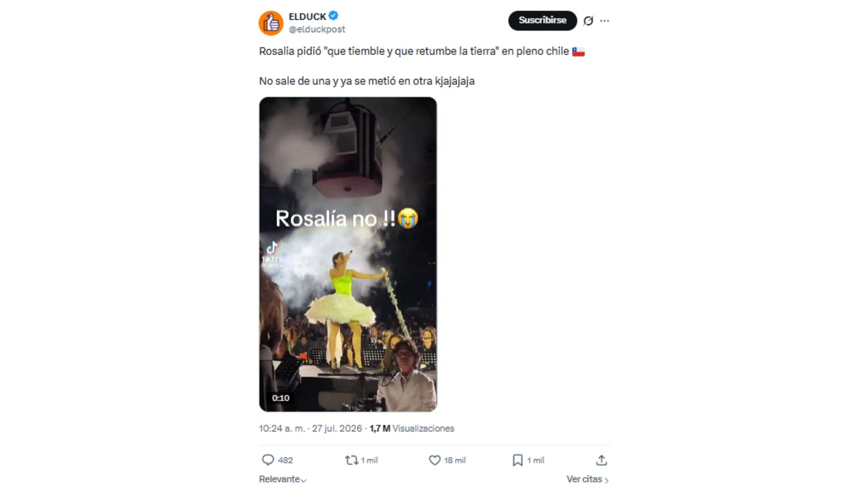 El video se viralizó rápidamente.