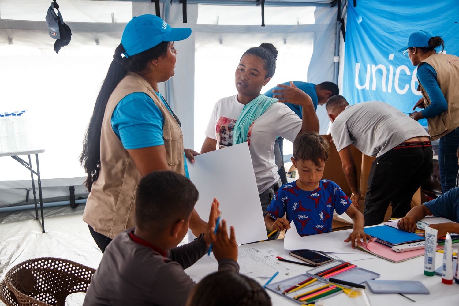 UNICEF mantiene un operativo humanitario para asistir a las familias afectadas por los terremotos en Venezuela.