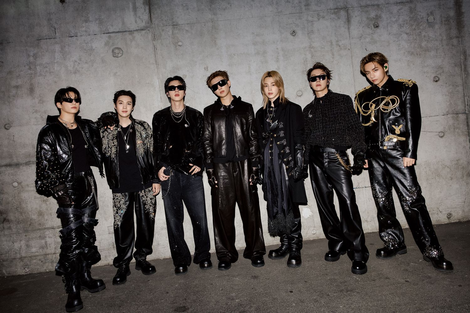 RM, Jin, Suga, J-Hope, Jimin, V y Jungkook.