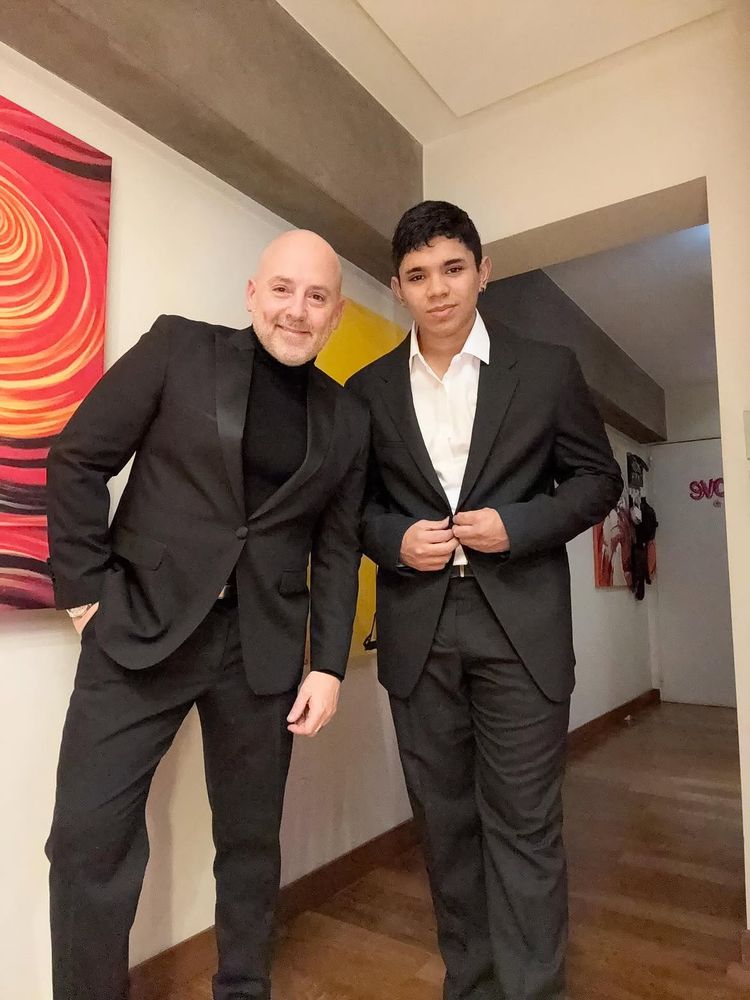 José María Muscari y su hijo Lucio.