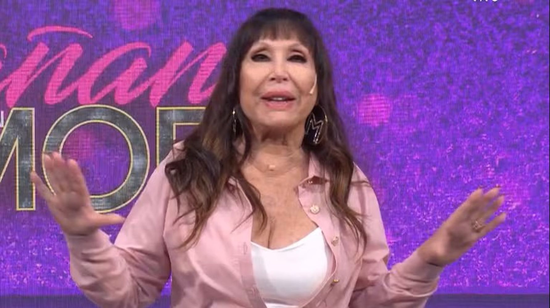 Moria Casán y la pregunta a Mirtha Legrand