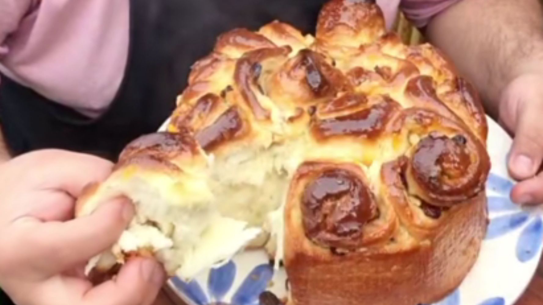 Así queda la torta con esta receta.