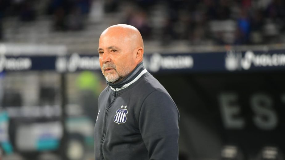 Jorge Sampaoli, los silbidos y el "vine a Talleres para que juegue de una manera"